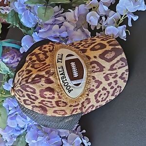 Football 🎁 Y'All Animal Print Embroidered  Adjustable Baseball Hat Cap NWOT